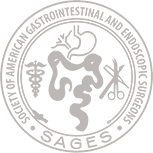 the logo for the society of american gastrointestinal and endoscopic surgeons